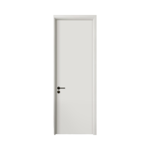 Model 2000 Modern Solid Wood Interior Door | Soundproof Wooden Bedroom Door for Home Decoration