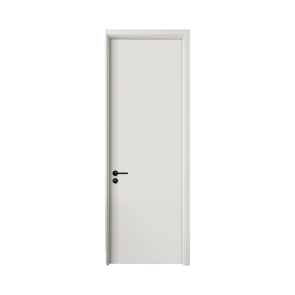 Model 2000 Modern Solid Wood Interior Door | Soundproof Wooden Bedroom Door for Home Decoration