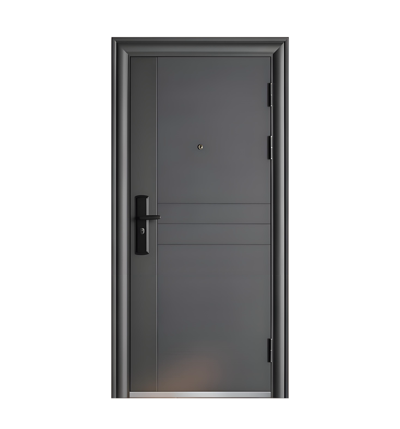 Ventilated Breathable Modern Steel Anti-Theft Security Entry Door for Apartment Interior Use 6280