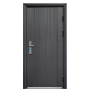 Heavy Duty Anti-Theft Minimalist Steel Entrance Door with Finished Surface