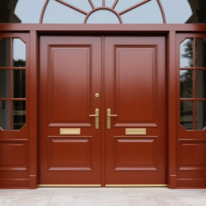 EN ISO Certified Galvanized Steel Security Entrance Door – Polyurethane Filling (High Insulation)