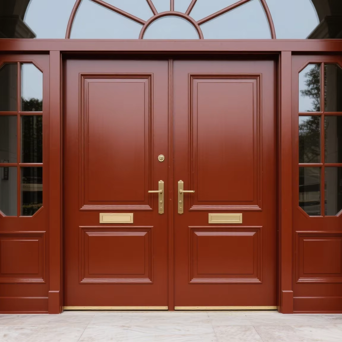 EN ISO Certified Galvanized Steel Security Entrance Door - Polyurethane Filling (High Insulation)
