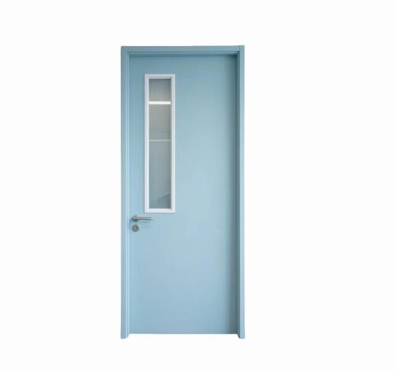 Indoor Fire Rated Steel Door With Fireproof Steel Materials for Office Use.