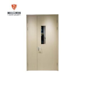 Commercial Side Opening Insulated Steel Fireproof Security Door for Farmhouse and Courtyard Buildings