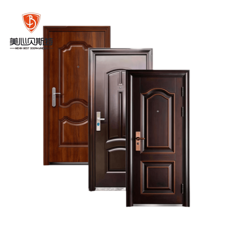 High Quality Steel Fireproof Anti-Theft Door with UL Certificate Finished Side Opening With Use Villa and Apartment