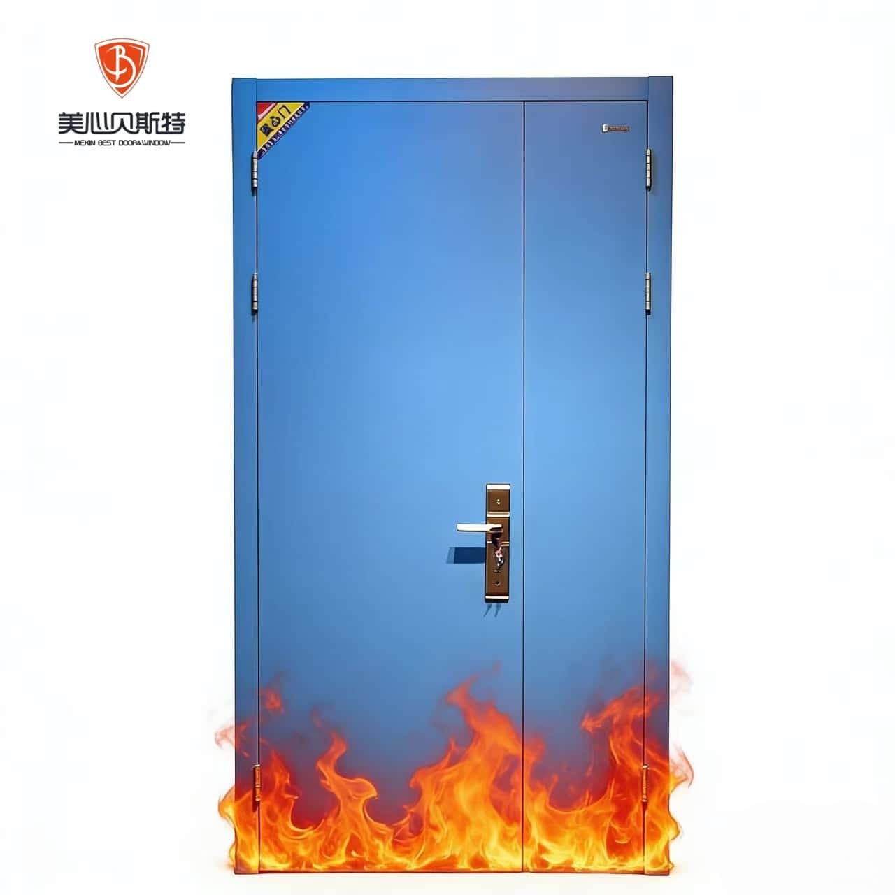 Steel Fireproof Door with Fire-Rated Core Reliable & Long-Lasting
