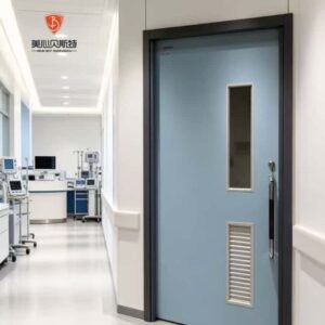 Metal Steel Door 1.5mm 1.2mm Steel Sheet 180min Fire Rated Door With UL Certificate