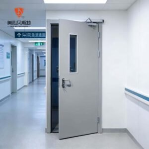 Modern Steel Fire Doors-Security Partition for Supermarket & Hospital Use Interior/Exterior Garage Entry
