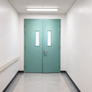 Fireproof Steel Door Safety Steel Fire Rated Door Anti Fire for Residential Apartment Commercial Area Hospital