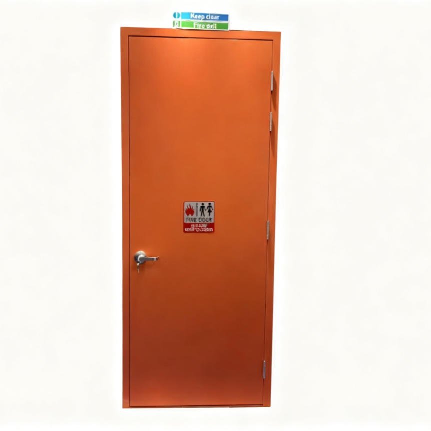 Steel Fire Door (20-180 Minutes), UL Certified Fire-Rated Door for Commercial