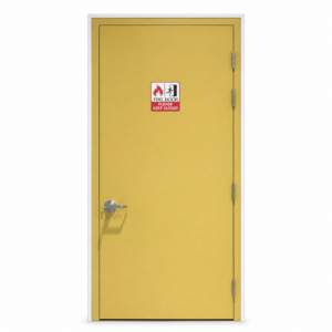 Steel Fire Door Double Leaf 60 90 180 Minute Fire Rated with Vision Panel for Warehouse Stairwell Parking Garage