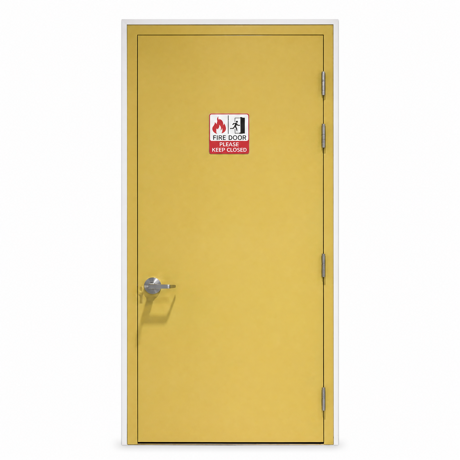 Steel Fire Door Double Leaf 60 90 180 Minute Fire Rated with Vision Panel for Warehouse Stairwell Parking Garage