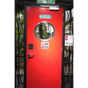 FIRE DOOR WITH GLASS Vision Panel