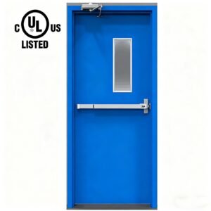 Customized Various of Colors Hollow Metal UL Listed Building Corridor Security up to 3 Hour Fire Label Door