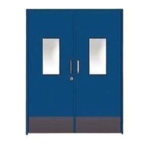 45-180min UL Standard Fireproof Powder Coated Galvanized Steel Hospital Door with UL Certified Hardware