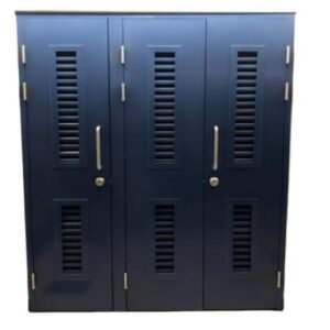 Customizable UL/WHI Certified Steel Fire – Rated Triple Door with Louver for Construction Projects in Costa Rica hospital