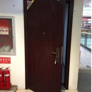 Popular Exterior Main Gate and Front Entry Security Steel Door with Iron Design