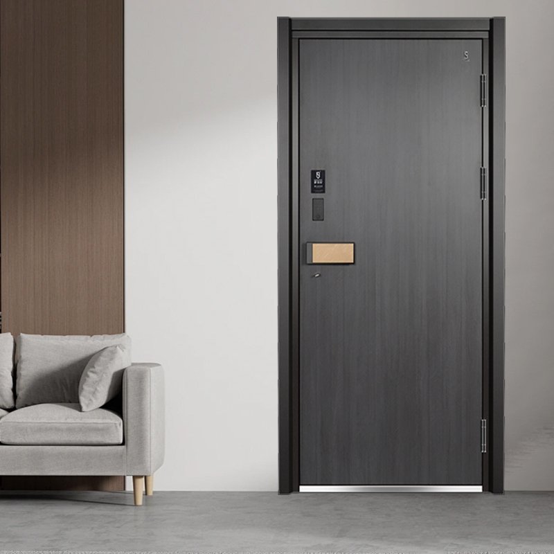 Security Door | Modern Anti-Theft Waterproof Household Entrance Door for Villa (Smart Lock Included)
