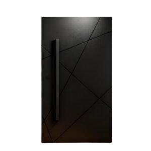 Customized Modern Armored Security Door | Fire Door Aluminum Pivot Swing Exterior Entry Door