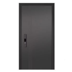 Modern Waterproof Security Door Anti-Theft Steel Interior Door with Smart Fingerprint Lock for Villa Smart Home