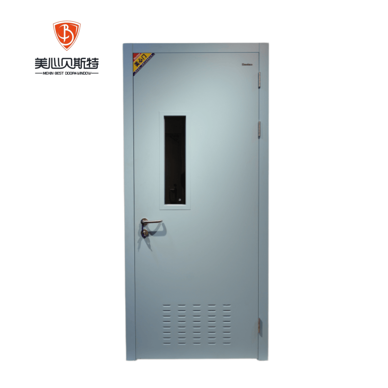 Security Fireproof Steel Fire Door Emergency Exit Entrance Steel Door Multi-unit Building Fireproof Door