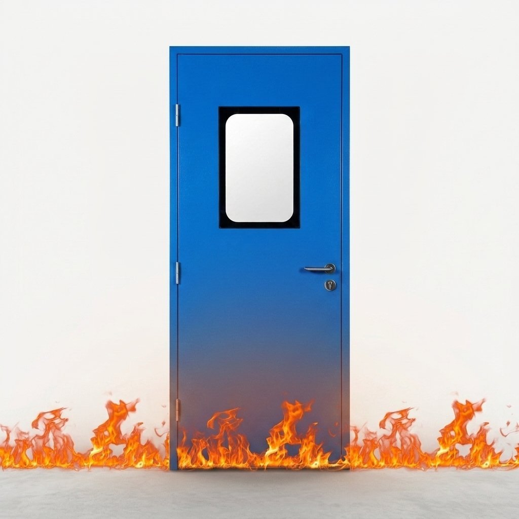 20-180 Minutes Modern Stainless Steel Medical Fire Rated Interior Hospital Access Door Fiberglass Screen Netting Fire Resistant