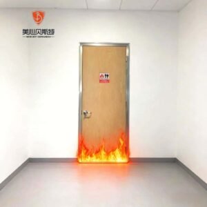 UL/WHI Listed 20-180 Mins Fire Rated Steel Door, Different Color Door Leaf & Frame Available