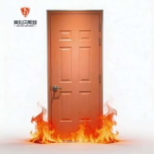 Steel Fire Doors for Commercial Apartments Metal Doors Exterior Steel Security Steel Entry Door Fire Door Steel