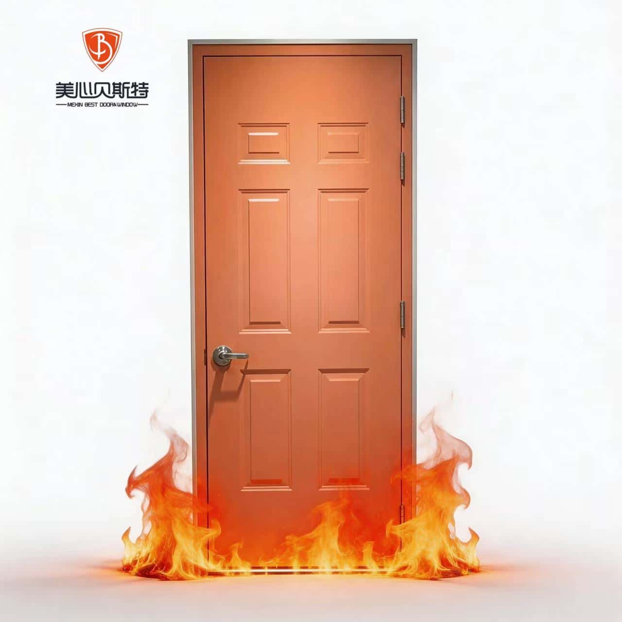 Steel Fire Doors for Commercial Apartments Metal Doors Exterior Steel Security Steel Entry Door Fire Door Steel