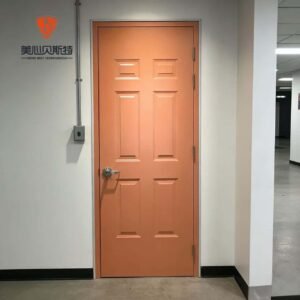 Apartment Steel Fireproof Fire Rated Emergency Escape Door Fire Steel Door