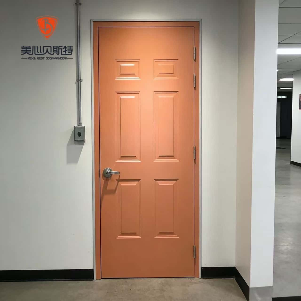Apartment Steel Fireproof Fire Rated Emergency Escape Door Fire Steel Door