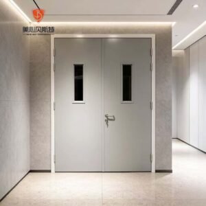Factory Wholesale Interior Steel Fire Door for Supermarket & Hospital Use