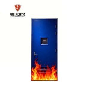 Apartment Steel Fireproof Fire Rated Emergency Escape Door Fire Steel Door