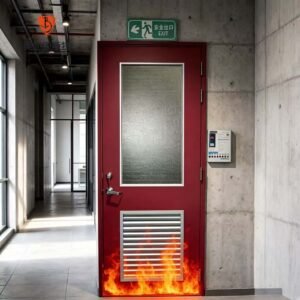 Classic Fire Rated Door Wholesale – Steel Fireproof Door for Hospital Room & Emergency Exit Customised