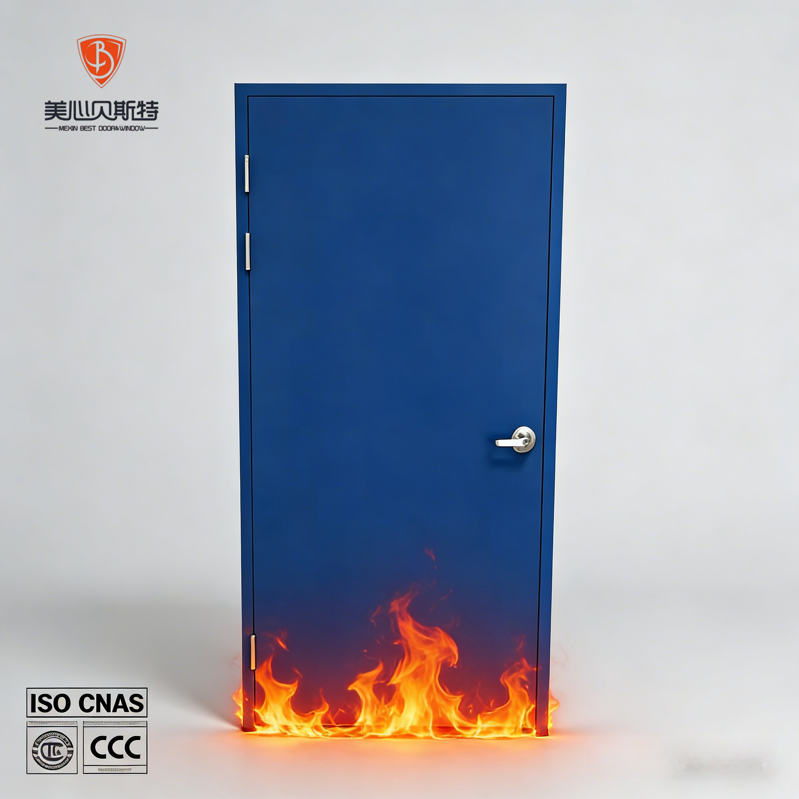 Steel Fire-Rated Fire Exit Doors Soundproof Standard Modern Design for Warehouse/Hospital/Commercial/Office/Industrial Use