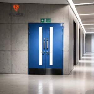 Factory Direct Modern Steel and Wood Fireproof Door Steel Fireproof Door