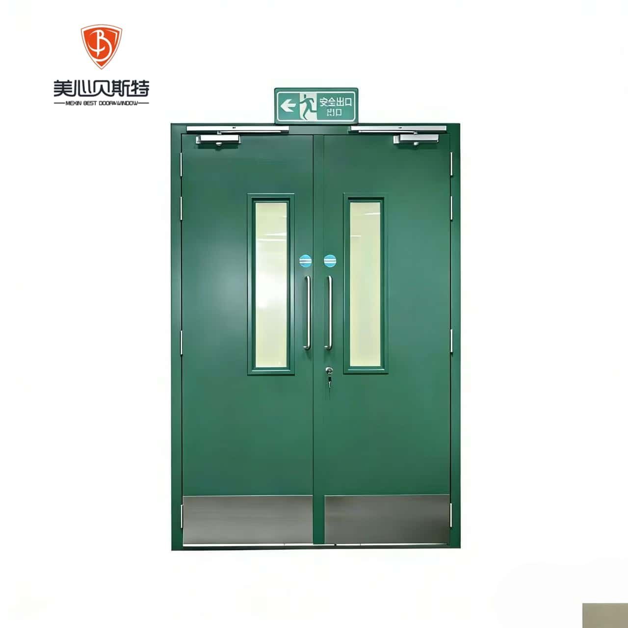 Style Premium Manufacturing Steel Fire Door Exit Door for Interior Hospital Hotels Entry Use