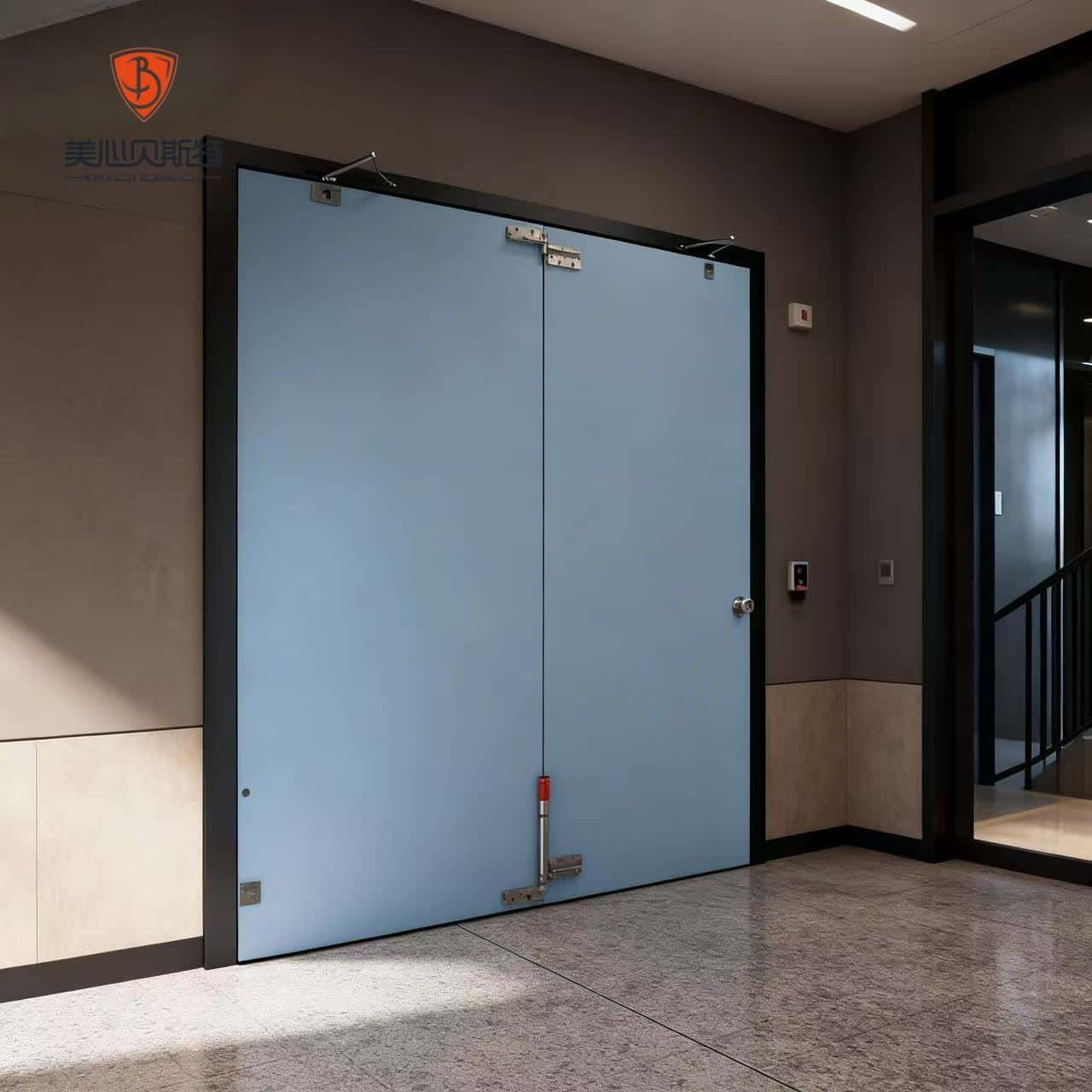 Factory Made Safety Steel Fire Rated Door High-quality Heat-insulating Steel Fireproof Doors