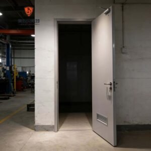 Factory Customized Fireproof Metal Door Clean Room Steel Swing Doors for Industrial Food and Hospital Modern Cleanroom