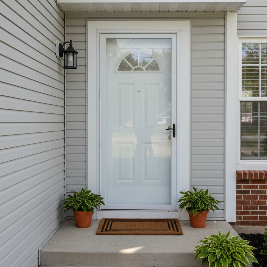 American Residential Combo Door Swing Open Style Minimalist Composite for Interior/Exterior Use Supermarket Distributor Sales