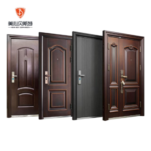 Factory Fire Safe Steel Fireproof Door 1.5 h Structural Integrity to Block Flames and Smoke UL