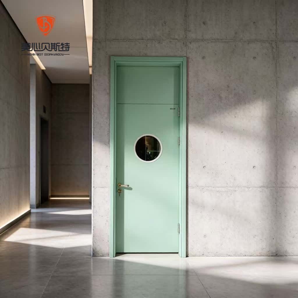 Wholesale Modern Design Steel Fire Insulated Door 30-120 Minutes Fire Exit Metal Fire Rated Door with Finished Surface