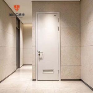 Certified Modern Steel Fire Double Door with Stable Structure Finished Surface for Warehouse & Apartment Use