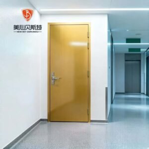 Fireproof Steel Sliding Door Interior Finished Modern Design Manual Commercial Use Supermarket Workshop Apartment