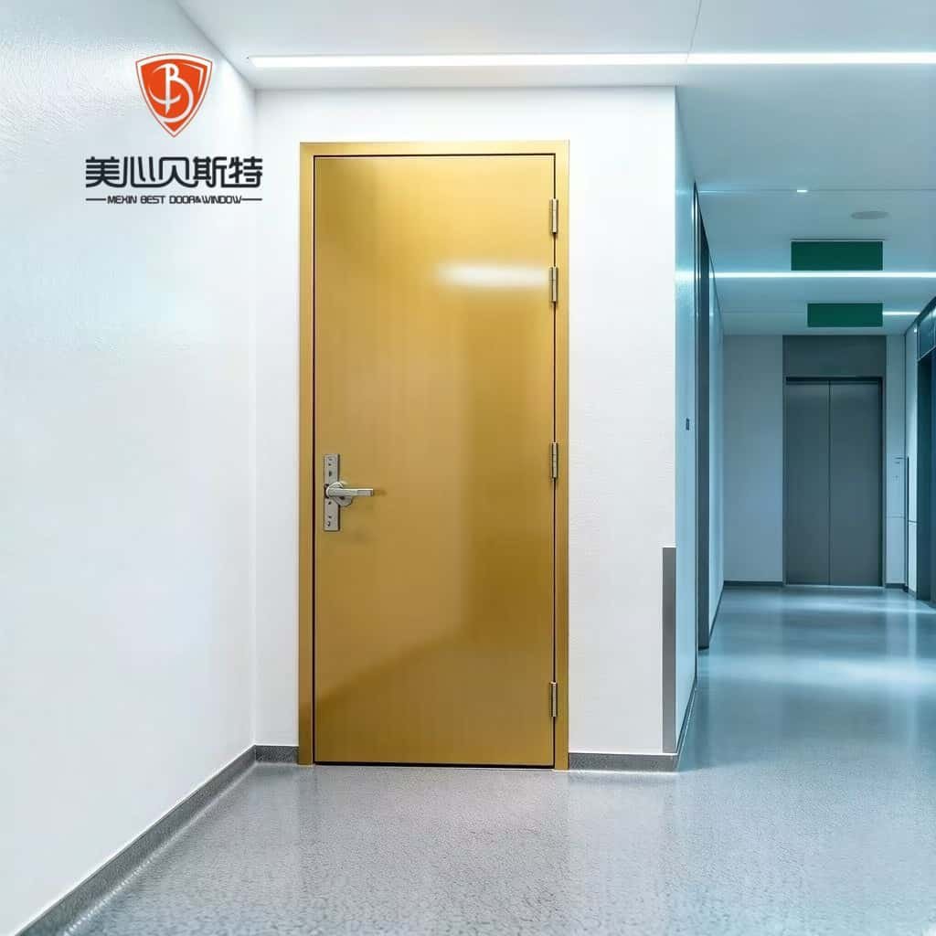 Fireproof Steel Sliding Door Interior Finished Modern Design Manual Commercial Use Supermarket Workshop Apartment