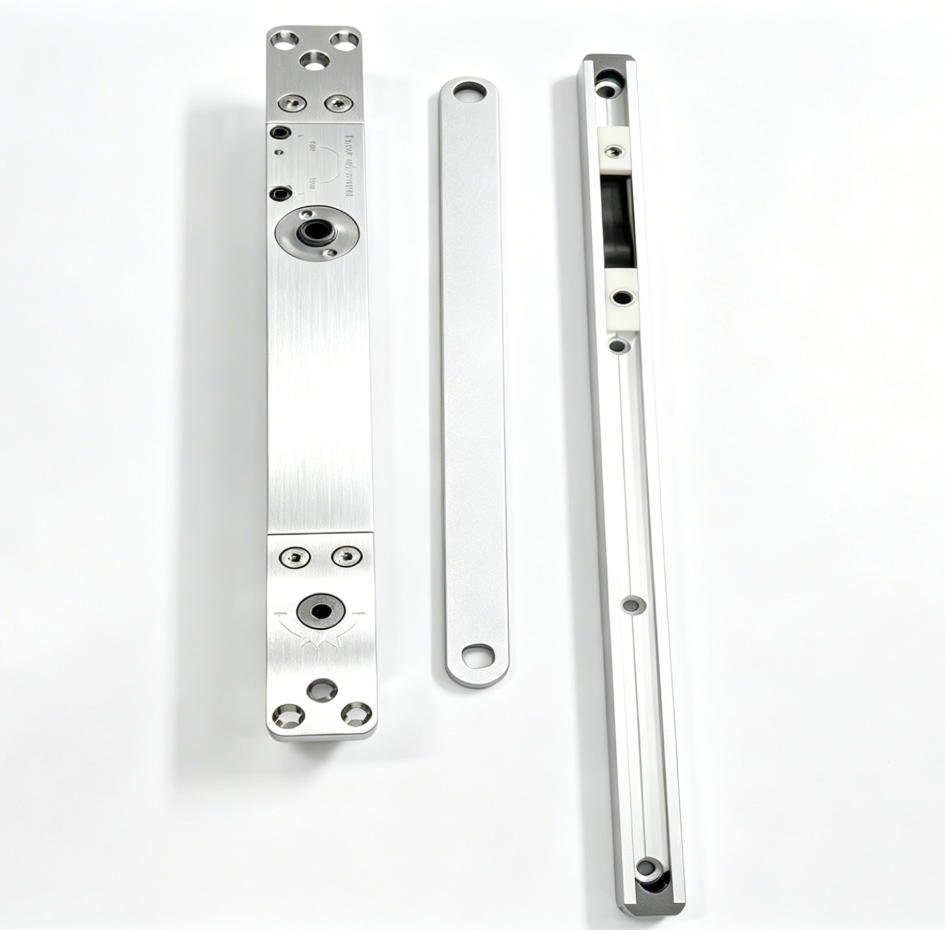 EN2-EN4 Cam Action Modern Door Closer Aluminum Alloy Adjustable Force Two Way Concealed Sliding Door 2 Types Sliders 3-Year