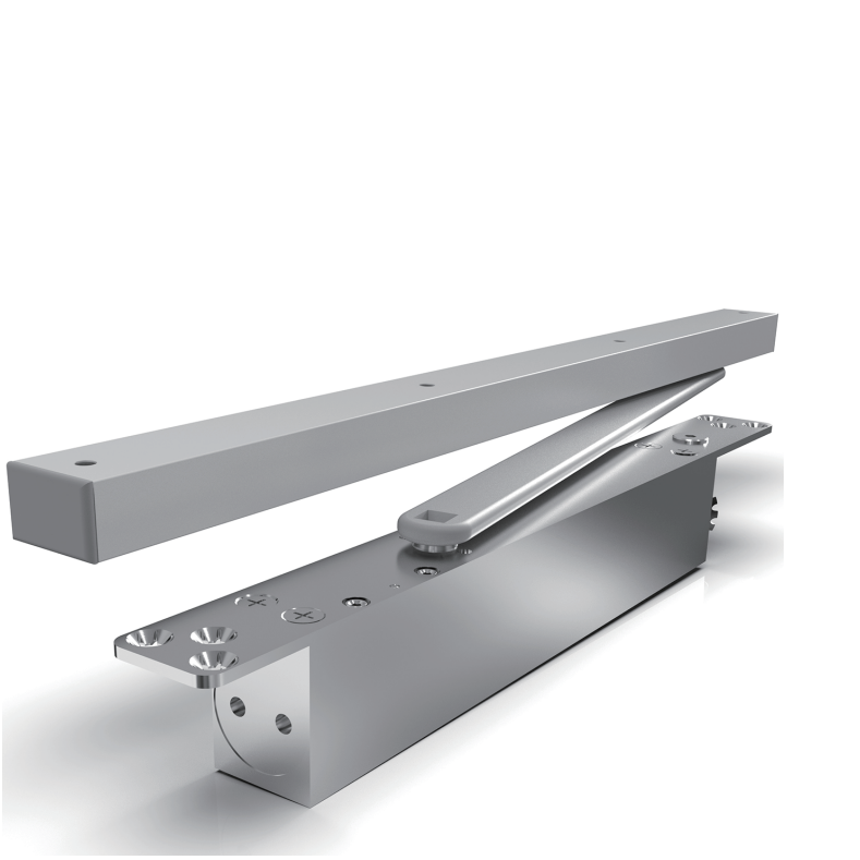 EN2-EN4 Cam Action Modern Door Closer Aluminum Alloy Adjustable Force Two Way Concealed Sliding Door 2 Types Sliders 3-Year - Image 2