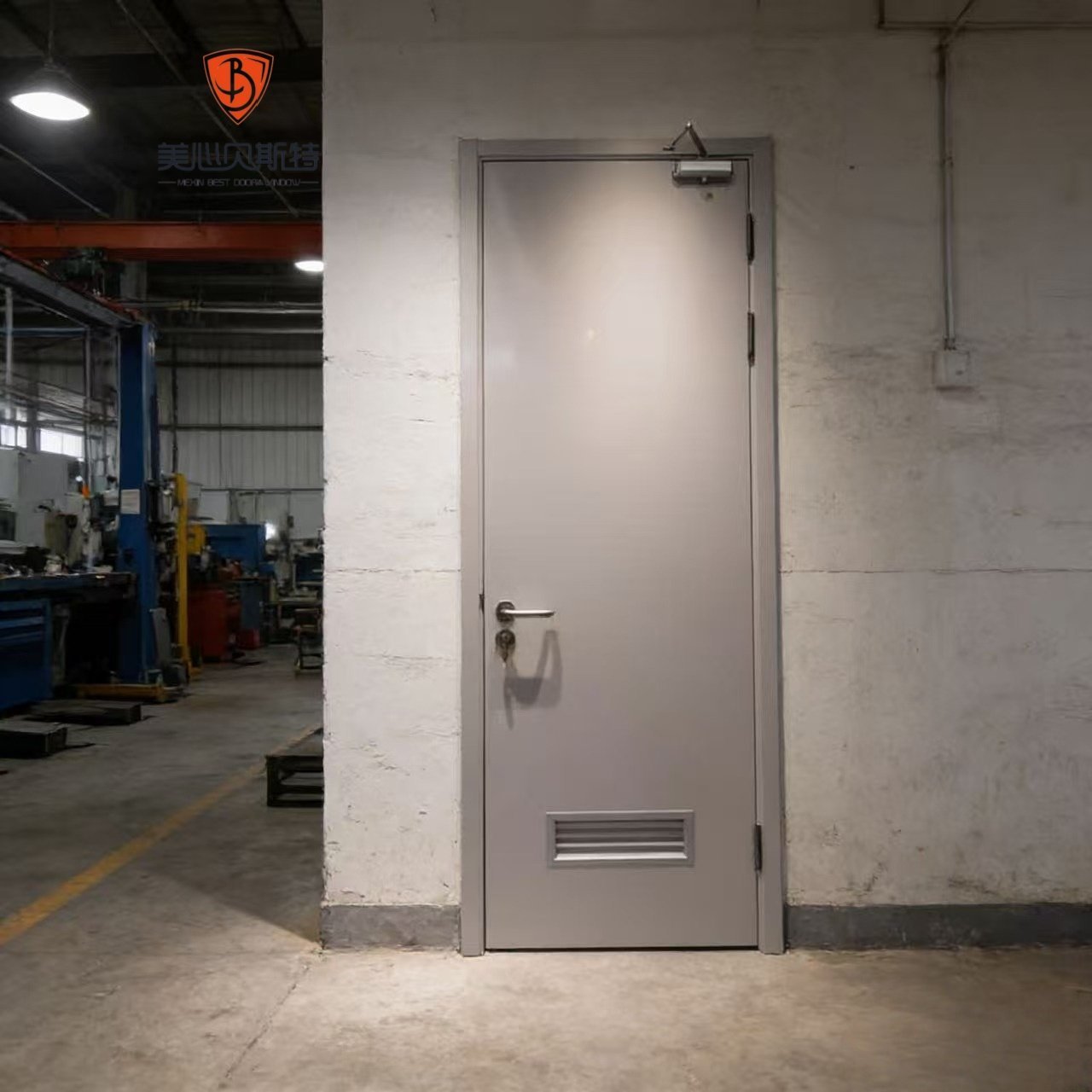 Factory Customized Fireproof Metal Door Clean Room Steel Swing Doors for Industrial Food and Hospital Modern Cleanroom - Image 2