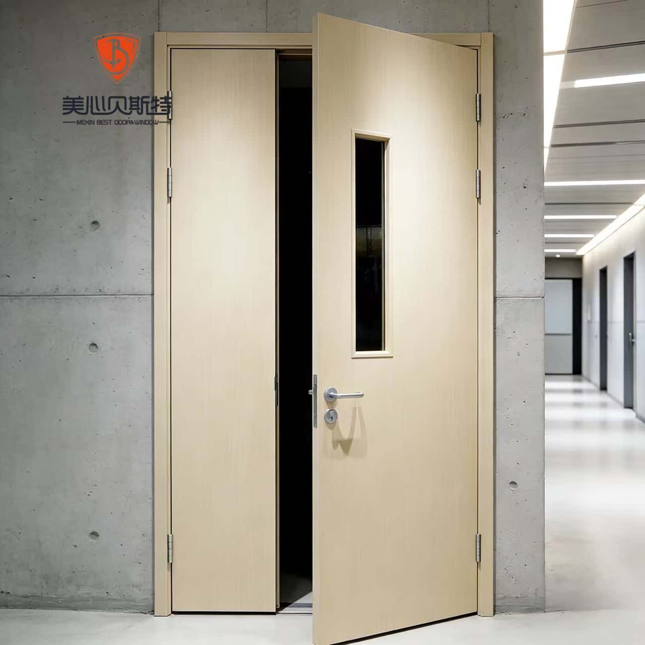 Commercial Side Opening Insulated Steel Fireproof Security Door for Farmhouse and Courtyard Buildings - Image 2