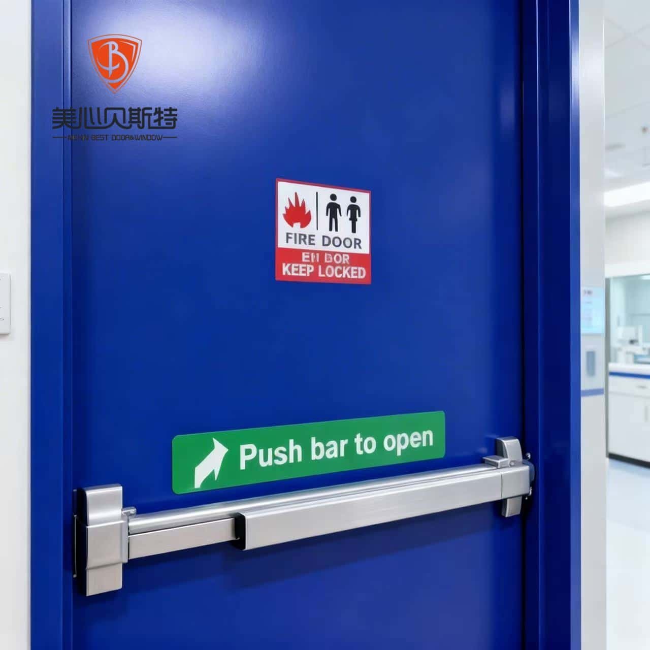 Commercial Modern Fireproof Rolling Shutters Fire Curtain Rated Roll Steel Shutter Door Workshop Exterior School - Image 2